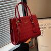 2022 Nuevo Bolso de Alta Gama con Estilo para Mujer de Gran Capacidad Bolso de Boda Bolso de Dama de Honor a la Moda Bolso Portátil Bolso Rojo de Boda para Novia