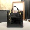 Bolso de Mujer de Gran Capacidad 2026 con Elegante Patrón de Cocodrilo, Bolso de Mano de Lujo Ligero, Bolso de Hombro y Cruzado, Moda para Viajar