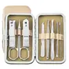Cortauñas de acero inoxidable herramientas de manicura para uñas tijeras para piel muerta juego de cortauñas herramientas de pedicura en stock