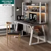 Mesa de Escritorio de Computadora Escritorio Estantería Combinación Hogar Dormitorio Sencillo Estudiante Escritorio Pequeño Sencillo Escritorio de Oficina Escritorio de Escritura