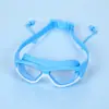 Venta Directa al Por Mayor Gafas de Natación Marco Grande para Niños y Adultos Antivaho Planas de Alta Definición Impermeables para Hombres y Mujeres