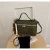 Comercio exterior transfronterizo tejido simple casual nuevo vintage personalizado diseño de bufanda de seda bolso de hombro único cruzado