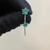 Nuevos Pendientes de Aro Huazi Originales Pequeños Multicolores para Mujer