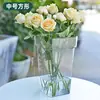 Balde de Flores para Água Profunda para Uso Doméstico, Balde de Flores Transparente em Acrílico para Floriculturas, Balde de Flores Extra Grande para Água Profunda 50cm