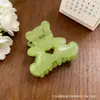 Lindo pasador de pelo con forma de oso, pinza para el pelo linda estilo japonés y coreano, pinza de tiburón para la nuca, pinza de baño para el pelo, accesorio para el pelo