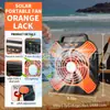 Ventilador Exterior Camping Carga USB Alta Potencia de Viento Portátil Refrigeración Temporizador Pesca Camping Batería Grande Ventilador de Tienda