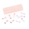 Base de Práctica de Uñas Transfronteriza Pieza de Ajedrez de Madera Maciza Estilo Minimalista Base de Uñas de Arcilla Pieza de Reposamuñecas de Uñas Herramienta de Uñas Desgastable