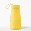 Paraguas de Bolsillo tipo Cápsula para Mujer, Recubrimiento Negro Engrosado, Protección Solar, Paraguas Sombrilla, Paraguas Plegable, Doble Uso para Sol y Lluvia, Sombrilla Solar Personalizada al por Mayor