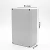 Caja de conexiones impermeable para exteriores IP65, caja de conexiones impermeable de plástico ABS, caja de cables, caja de alimentación sellada para exteriores
