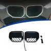 Adecuado para la instalación de reemplazo de parrilla LED iluminada de línea única para BMW X3 G45 24-26, hecho de material de PC