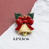 Dibujos Animados Santa Navidad Resina Accesorios Banda para el Cabello Tocado Anillo para el Cabello Material DIY Funda para Teléfono Móvil Papelería Belleza