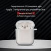 Adequado para Apple capa de fone de ouvido TPU transparente AirPods Pro2 Bluetooth 1 geração capa protetora 2 3 geração caso