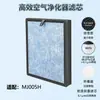 Adequado para filtro de purificador de ar POMORON MJ005H, acessório de malha de filtro HEPA azul