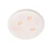 Soporte para tetera con flores de cerezo pintadas a mano de la Dinastía Tang y Song, Plato redondo de cerámica estilo japonés, Plato multiusos para bocadillos de té, Plato de cerámica