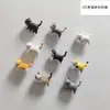 Ímãs de Geladeira Cartoon DIY Culturais e Criativos Gato Dançante Estéreo 3D Adesivos Magnéticos Quadro de Recados Decoração de Casa Presentes