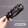 Aliexpress Temu Diadema Trenza Cola de Pez Elegante Horquilla de Perlas Accesorio para el Cabello Peluca Trenzada Esponjosa de Seda de Alta Temperatura