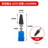 Venta al por mayor de fábrica lima rotativa de carburo 6*14 cabeza de rectificado de acero de tungsteno mango de 6 mm ranura simple doble grabado cabeza de rectificado de metal