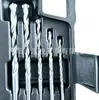 Juego de Brocas de 109 Piezas, Brocas para Metal, Brocas Helicoidales, Brocas Planas para Carpintería, Brocas de Centro, Brocas para Agujeros, Juego de Brocas con Vasos