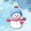 2024 Decoración Colgante Plana de Acrílico para Árbol de Navidad Muñeco de Nieve Navideño Personalizado Transfronterizo Decoración 2D Colgante