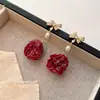 Pendientes Sencillos Estilo Bosque Rosa Seco para Mujer, Lujo Accesible, Gama Alta, Nicho, Dulce Elegante, Pendientes y Aretes de Flor Inmortal