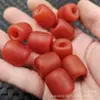 Fluorescente Flutuante Água Salgada Abelhas Artificiais Cera de Abelha Furo Grande Passepartout Contas Soltas Laranja Vermelho Contas Cilindro Coluna Reta Tubo Reto Acessórios de Joias Contas