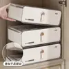 Caixa Organizadora de Roupa Íntima e Meias Tipo Gaveta para Casa com Divisórias Artefato para Roupas Íntimas Organizador Três em Um