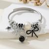 Pulseira da família Pan explosões transfronteiriças pulseira de miçangas DIY gato de pérola laço estrela de cinco pontas amor joias da moda