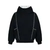 Sudadera con capucha y cremallera americana, bordada con letras, puntada de cadeneta, para hombre y mujer, pareja, tendencia nacional, primavera y otoño, comercio exterior transfronterizo