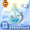Fábrica de detergente líquido para ropa al por mayor con lavanda que vende detergente líquido para ropa embotellado y en bolsa como regalo.