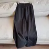 Pantalones casuales holgados de pierna ancha con jacquard estilo chino, modelo 2026, pantalones cropped de pierna recta al por mayor H11DK6609