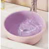 Lavabo de Plástico Grande, Grueso y Duradero para Uso Doméstico, Adecuado para Lavarse la Cara, la Ropa y los Pies en Residencias Estudiantiles