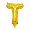 Globos de Letras de 32 pulgadas Decoración de Fiesta de Cumpleaños Nochevieja Plata Oro Arreglo de Boda Globos de Letras de Película de Aluminio Venta al por Mayor