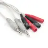 Fábrica Original 2.0 Pino Eletrodo Linha de Terapia Protetor de Bainha Um para Dois Fios de Chumbo Comprimento Cor Conector Personalizáveis