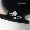 Anel Aberto de Camélia em Prata de Lei S925 Feminino Estilo Fada Suave Ins Nicho Design de Luxo Leve Anel de Dedo Colorido