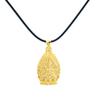 Colgante de Guanyin de las Mil Manos Shagin para Mujer Estilo Étnico Retro Joyería con Cabeza de Cobre Joyería de Bodhisattva Accesorios de Oro Imitación