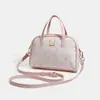 Bolso pequeño encantador y lindo 2026 Boston bolso cruzado lindo de lujo ligero bolso nuevo de nicho estampado para mujer
