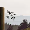 Suministro Transfronterizo de Estación Independiente Silueta de Pájaro Búho Colibrí Pájaro Carpintero Petirrojo Serie Silueta de Pájaro Enchufe para Jardín