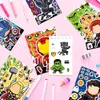 8 Pegatinas de Rompecabezas de Personajes de Héroes de Dibujos Animados Pegatinas Decorativas Creativas de Dibujos Animados para Niños Interactivas Padre-Hijo Pegatinas de Cara Pegatinas DIY