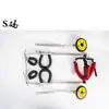 Cadeira de rodas para pet com quatro rodas para membros dianteiros gato cachorro membro traseiro membro posterior auxiliar impulsionador carro idoso deficiente impulsionador traseiro