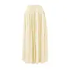 Calça Casual Longa Slim-Fit Solta Reta Versátil Nova de Verão Calça Longa Estilo Europeu e Americano Sexy Cintura Alta de Linho Calça Saia Nuvem