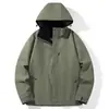 Jaqueta de Carga Camada Única para Primavera e Outono ao Ar Livre para Homens e Mulheres, Roupa de Casal para Montanhismo, Jaqueta à Prova de Vento Respirável, Logo Estampado Fixo