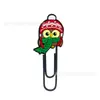 Clips de papel de Navidad de dibujos animados más vendidos transfronterizos en stock, clips de papel lindos con formas especiales para decoración y almacenamiento de documentos de oficina para estudiantes