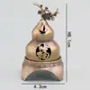 Fogão Boshan Retrô, Queimador de Incenso de Ponta de Dedo Dragão e Fênix, Queimador de Incenso Criativo Torre de Incenso, Queimador de Incenso Auspicioso, Ornamentos Zen para Casa