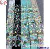 Bordado Padrão Retrô Renda Colorida Tecido de Renda Bordada Adequado para Vestido Vestido de Noiva Renda