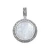 Plata de Ley S925 Zakilam Luz Colgante Redonda Lujo Vintage Estilo Nacional Nicho Colgante Accesorios de Estilo Étnico Versátiles
