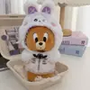 [Solo Ropa] Muñeco de Algodón de 10 cm Cuerpo de Estrella de Mar Ropa para Muñeco Regalo Lindo Pequeño Muñeco Jerry Chal de Navidad