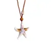 Collar Largo de Alta Gama Hecho a Mano Estilo Coreano Ins Temática Oceánica Estrella de Mar, Cadena para Suéter Retro Ajustable de Nicho