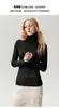 Suéter de punto de cuello alto estilo nuevo 100% cachemir Bai Cai Rong otoño/invierno 2026 nuevo jersey básico de punto acanalado ajustado