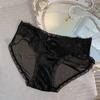 Sombra de Niebla entre Flores ~ Chicas Francesas Sexy Hueco Puro Deseo Encaje Chicas Ropa Interior Transpirable Sin Marcas de Mujer Sin Cadera