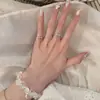 Anillo Único y Fresco de Esmalte de Mini Mariposa para Mujer, Nuevo Diseño de Mariposa, Banda Delgada, Anillo Abierto Simple para Mujer